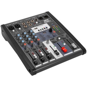 Mixer digital 4 canale 48V BT USB SD HPA, enervolt.ro