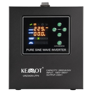KEMOT Sursa UPS centrale Sinus Pur 2600VA 1800W 24V-enervolt.ro