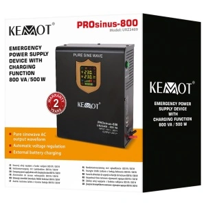 KEMOT Sursa UPS Centrale Termice Sinus Pur 800VA/500W 12V