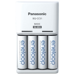 PANASONIC încărcător Smart&Quick, include 4x AA 2000mAh Eneloop - ECO Plastic Free_enervolt.ro
