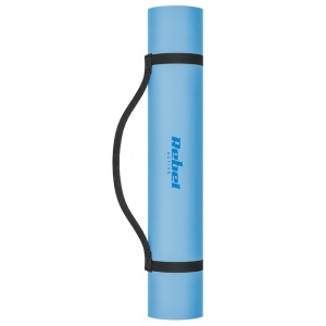 Saltea fitness 200 × 115 cm, grosime 1 cm, albastru REBEL ACTIVE-enervolt.ro