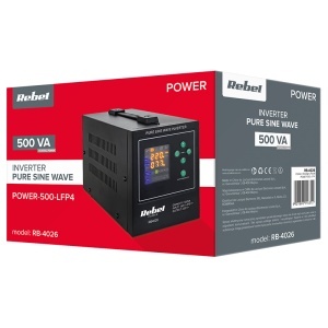REBEL Sursa UPS pentru Centrale Termice Sinus Pur 500VA 300W 12V