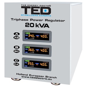 TED ELECTRIC STABILIZATOR TENSIUNE TRIFAZAT SERVO 20KVA
