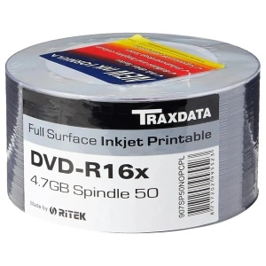 TRAXDATA DVD-R printabil 4,7 GB 16x, 50 bucăți
