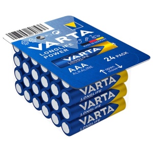 VARTA BATERIE ALCALINA LONGLIFE POWER LR03 24 BUC