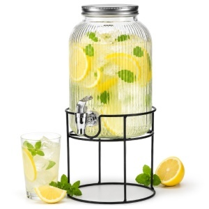 ADLER Borcan pentru limonadă 4L, cu stand și robinet