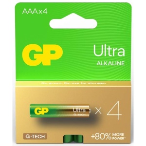 Gold Peak Baterie alcalina G-techUltra, R3 (AAA) 4 buc