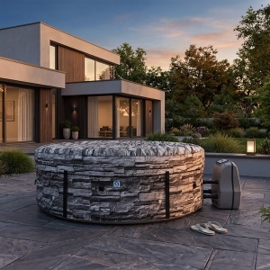 JACUZZI GONFLABIL PISCINA SPA 204X70 by enervolt.ro