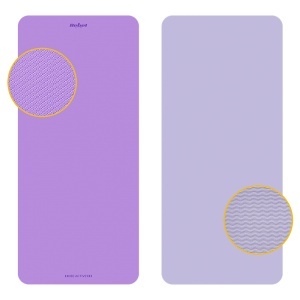 Saltea fitness 200 × 90 cm, grosime 1 cm, mov REBEL ACTIVE, enervolt.ro
