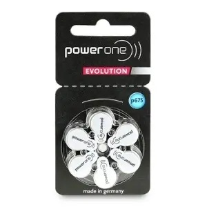 VARTA BATERII AUDITIVE POWER ONE EVOLUTION P675, Blister 6 Buc