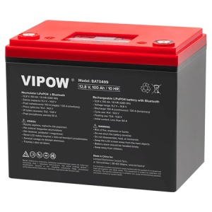 VIPOW ACUMULATOR LiFePO4 12V 100Ah BLUETOOTH
