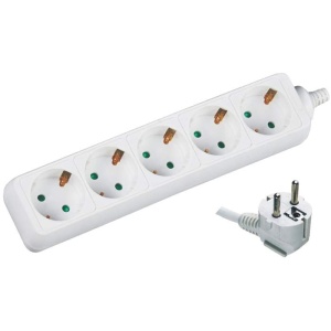 Well – Prelungitor 5 prize, 5m, cablu 5×1.5 mm²