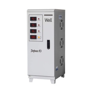 Well Defence Stabilizator automat de tensiune trifazat 10KVA / 8KW cu servomotor