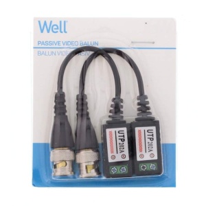 WELL Video balun HD cu surub pentru cablu UTP/FTP - Img 3