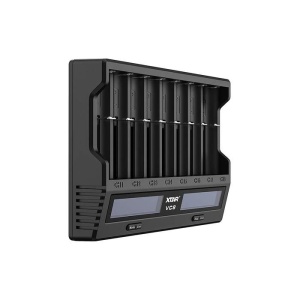 XTAR Incarcator acumulatori Li-ion, NiMH, 8 canale, afisaj LCD, USB-C, VC8