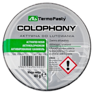 AG TermoPasty Colofoniu 40 GR. - Fluidificare in procesul de lipire