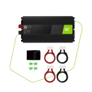 Green Cell – Invertor de tensiune 24V → 230V, 1500W, INV24 - Img 2