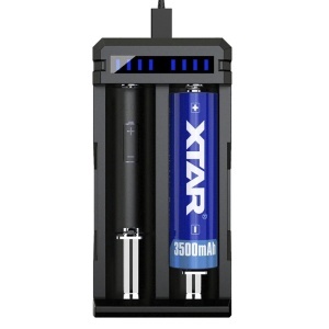 INCARCATOR ACUMULATORI 3.7V USB-C SC2 XTAR_enervolt.ro