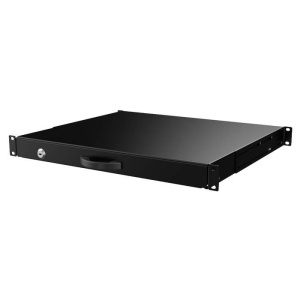 Mirsa Tava mobila pentru tastatura pentru rack 19, 1U, adancime 400mm, negru RAL9005 MR.CEK1U.01