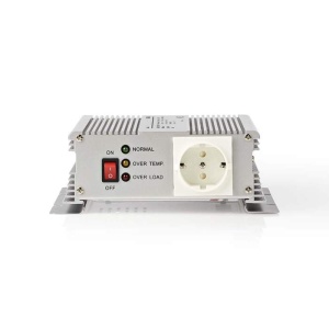 Nedis Invertor tensiune cu unda sinusoidala modificata, 24V DC - 230V AC, 600W, 1x Schuko - Img 2