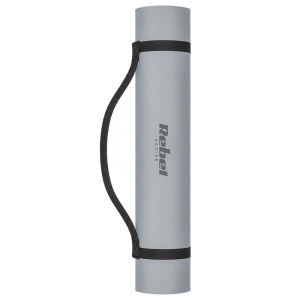 Saltea fitness 200 × 90 cm, grosime 1 cm, gri REBEL ACTIVE-enervolt.ro