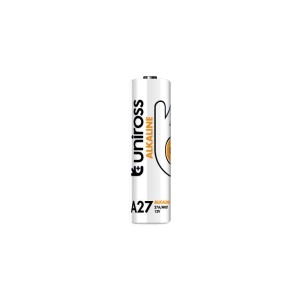 Baterie alcalina 12V Uniross MN27, V27A, 27A, 5 buc-blister_enervolt.ro