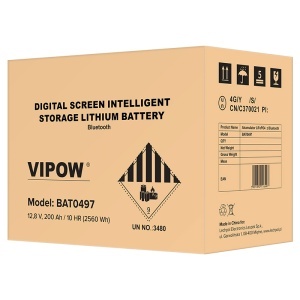 ACUMULATOR LIFEPO4 12V 200AH BLUETOOTH VIPOW,enervolt.ro