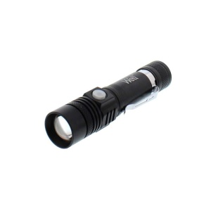 WELL Lanternă T6 LED 350lm, zoom reglabil, carcasă rezistentă