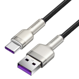 Cablu USB-A la USB-C 1M BASEUS Cafule Metal, 66W-enervolt.ro