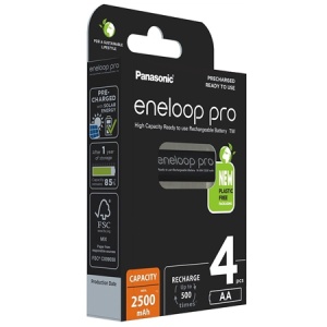 ENELOOP PRO ACUMULATORI AA 2500MAH PANASONIC