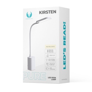 FOREVER‑LIGHT Lampă LED de birou 6W cu prindere de masă – Culoare Alba