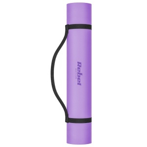 Saltea fitness 200 × 115 cm, grosime 1 cm, mov REBEL ACTIVE-enervolt