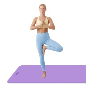 Saltea fitness 200 × 90 cm, grosime 1 cm, mov REBEL ACTIVE by enervolt.ro