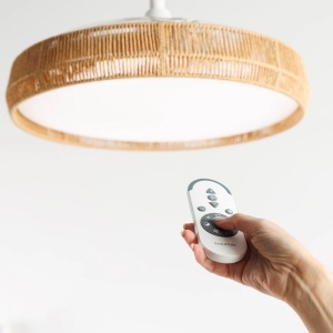 TAURUS Ventilator de tavan, cu lumină LED, 30 W, 107 cm, Polar Nature_enervolt.ro