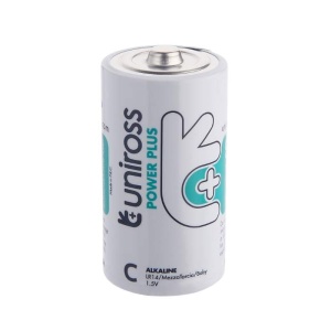 Baterie alcalina Uniross Power Plus R14 (C), 2 buc-blister_enervolt.ro