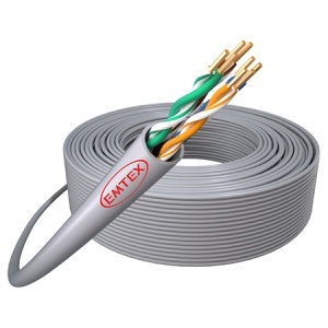 EMTEX Cablu UTP CAT5E Cupru 24AWG, 305m