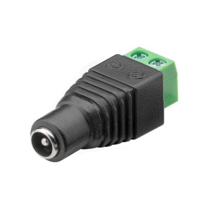 GooBay Mufa alimentare mama DC 2.1x5.5 bloc terminal cu surub pentru CCTV, SET 5 Buc.