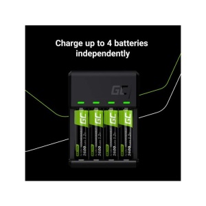Incarcator NiMH AA_AAA, 1x UBS-C, 1x MicroUSB, GRADGC01 Green Cell_enervolt.ro