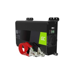 Green Cell PRO – Invertor de tensiune 12V → 230V, 300W, sinus pur, INVGC05
