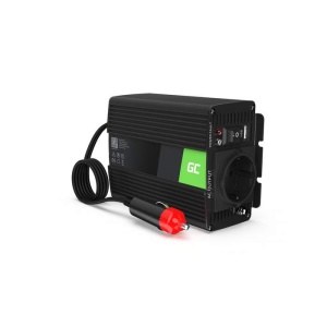 GreenCell Invertor tensiune 12V → 230V, 150W, sinus pur, INV29