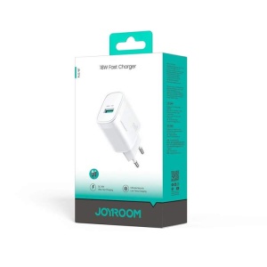 Joyroom Incarcator retea JR-TF4 1x USB-A QC 3.0 18W, alb