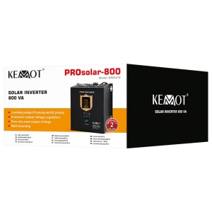 KEMOT INVERTOR SOLAR 800VA, 12V, PROSOLAR‑800,