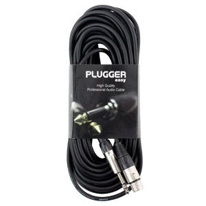 PLUGGER Cablu XLR mamă – Jack 6.35 mm tată stereo 15 m_enervolt.ro