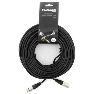 PLUGGER Cablu XLR mamă – XLR tată stereo 50 m_enervolt.ro