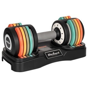 REBEL ACTIVE Set 2 gantere din fontă reglabile automat 1–10 kg-enervolt.ro