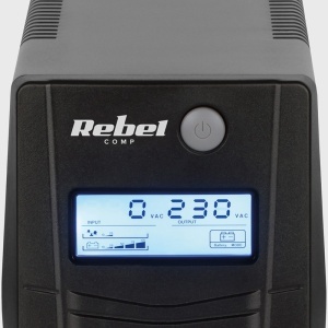 UPS OFFLINE NANOPOWER PLUS 1000 (1000VA 600W) REBEL, enervolt.ro