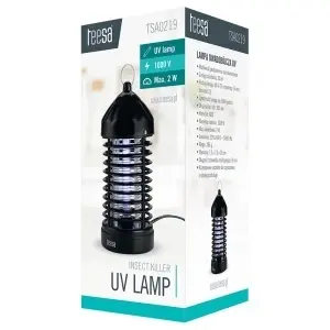 TEESA Lampă UV-A anti-insecte cu tub de 2 W, pentru până la 20 m²