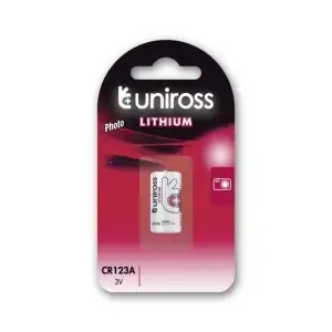 Uniross Baterie litiu CR123A 3V, Bl.1 buc