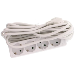Well – Prelungitor 4 prize, 5m, cablu 3×1.5 mm²