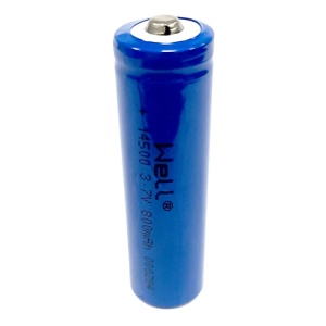 WELL Acumulator Industrial Li‑ion 14500 3.7V 600mAh, Terminal cu Vârf (Button Top)